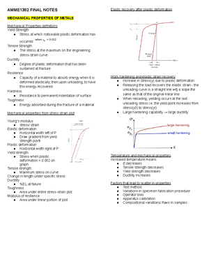 AMME1362 Final Notes - Google Docs