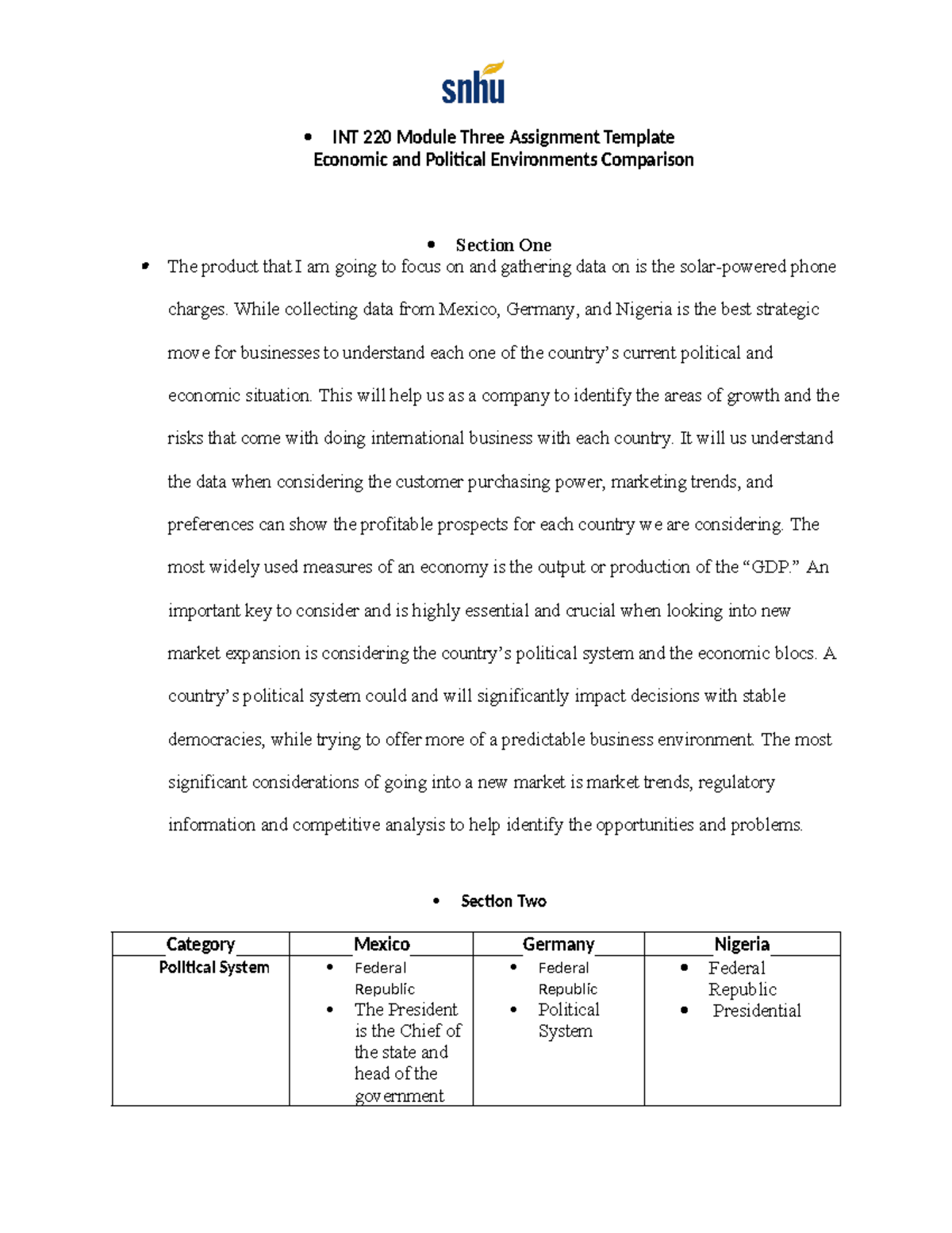 INT 220 Module Three Assignment paper done - INT 220 Module Three ...