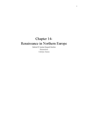 Chapter 20 Study Guide - Chapter 20 Study Guide Gabriel D’Anton Reipert ...