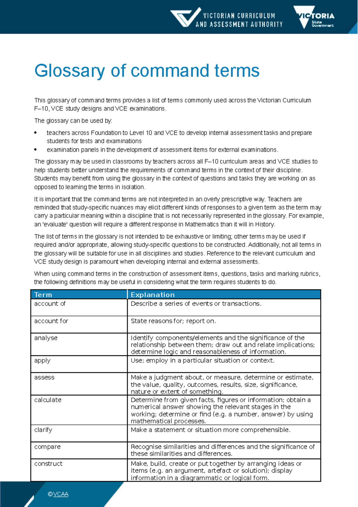 Glossary terms - Glossary of command terms This glossary of command ...
