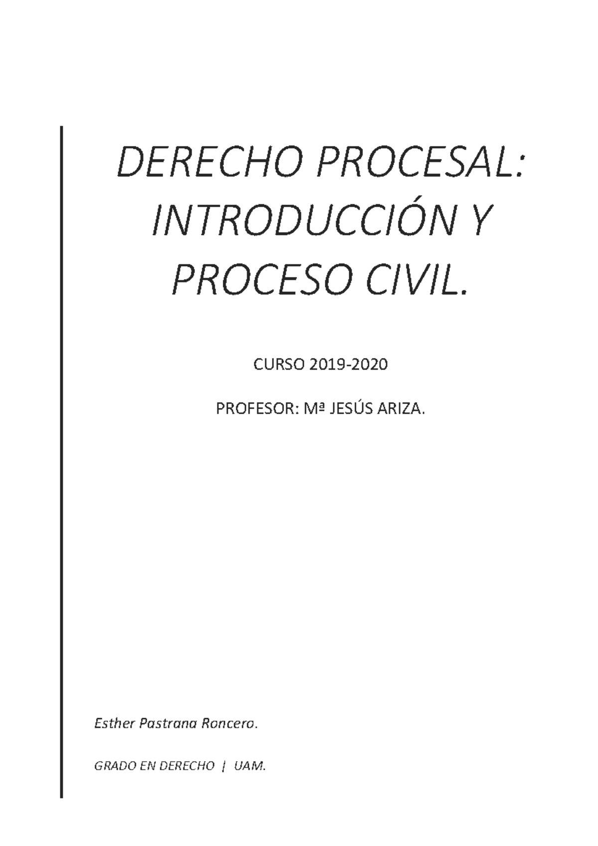 Derecho Procesal Civil - Warning: TT: Undefined Function: 32 Warning ...