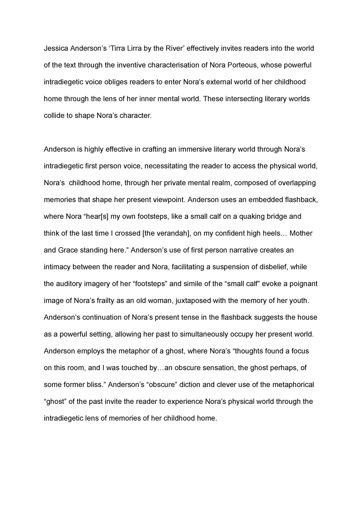 literary worlds essay