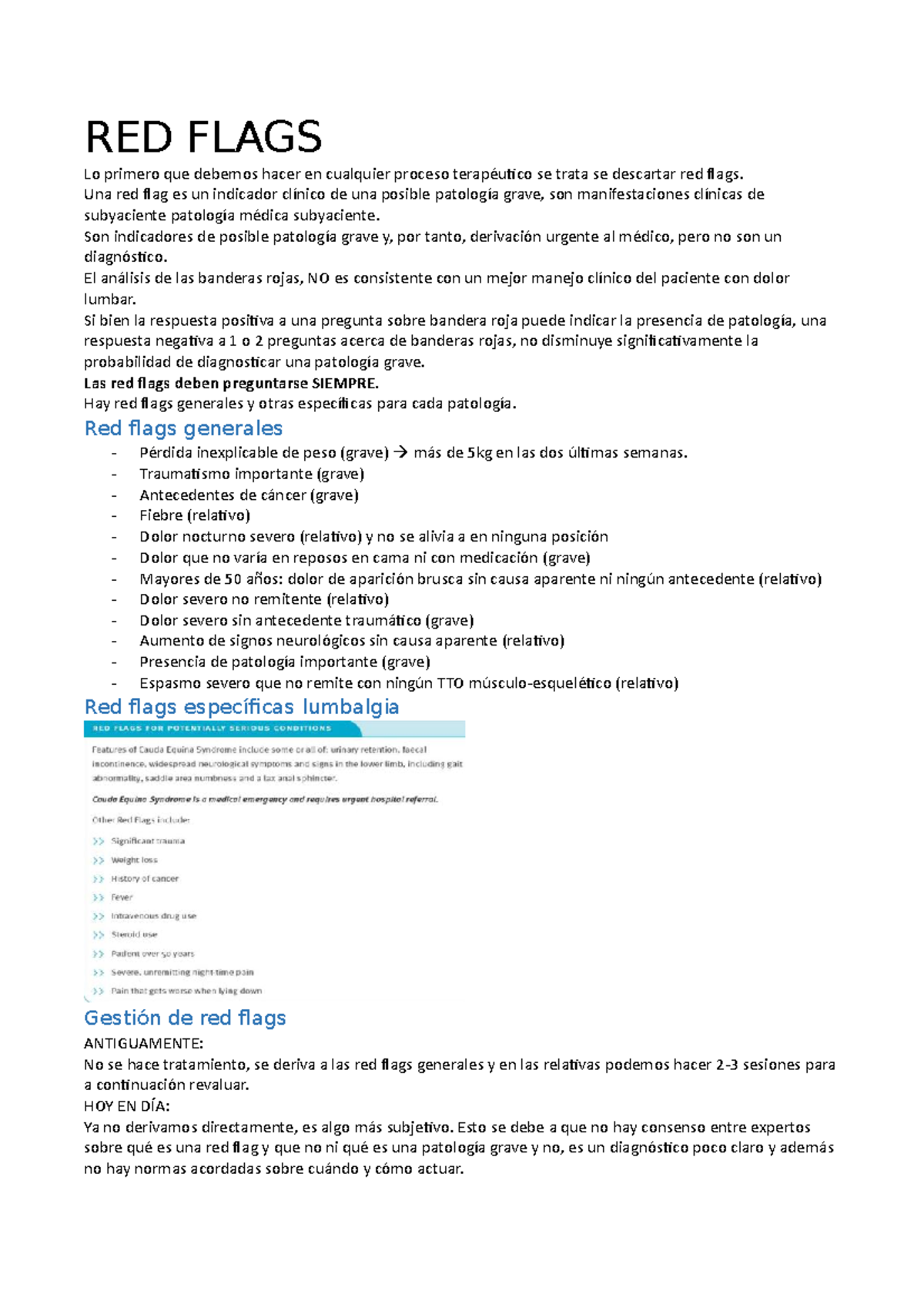 RED Flags (acabado) Apuntes de Aimar Orio RED FLAGS Lo primero que