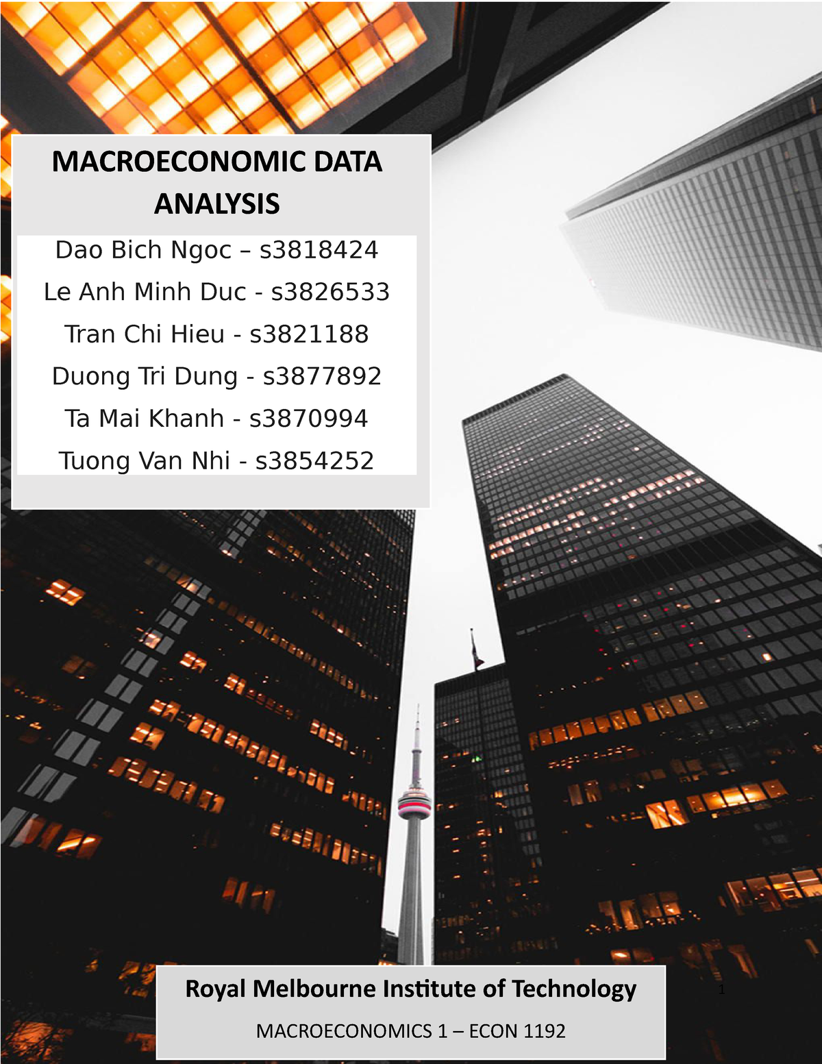 rmit macroeconomics 1 assignment 2