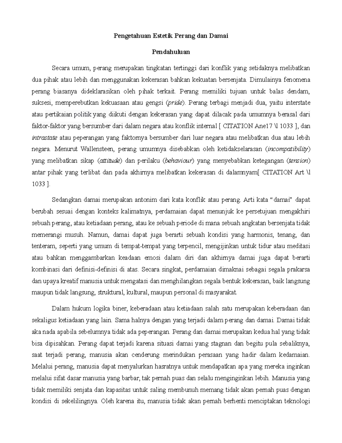 Perang dan Filsafat: Ketika Kemanusiaan Diuji di Medan Pertempuran