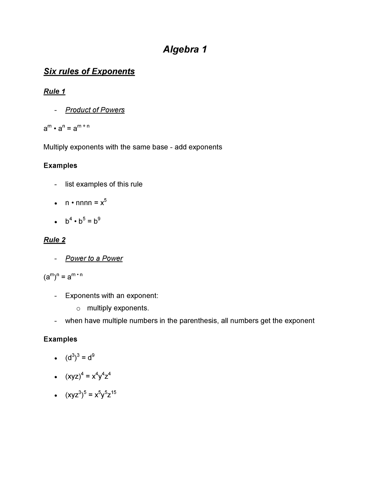 algebra-1-six-rules-of-exponents-algebra-1-six-rules-of-exponents