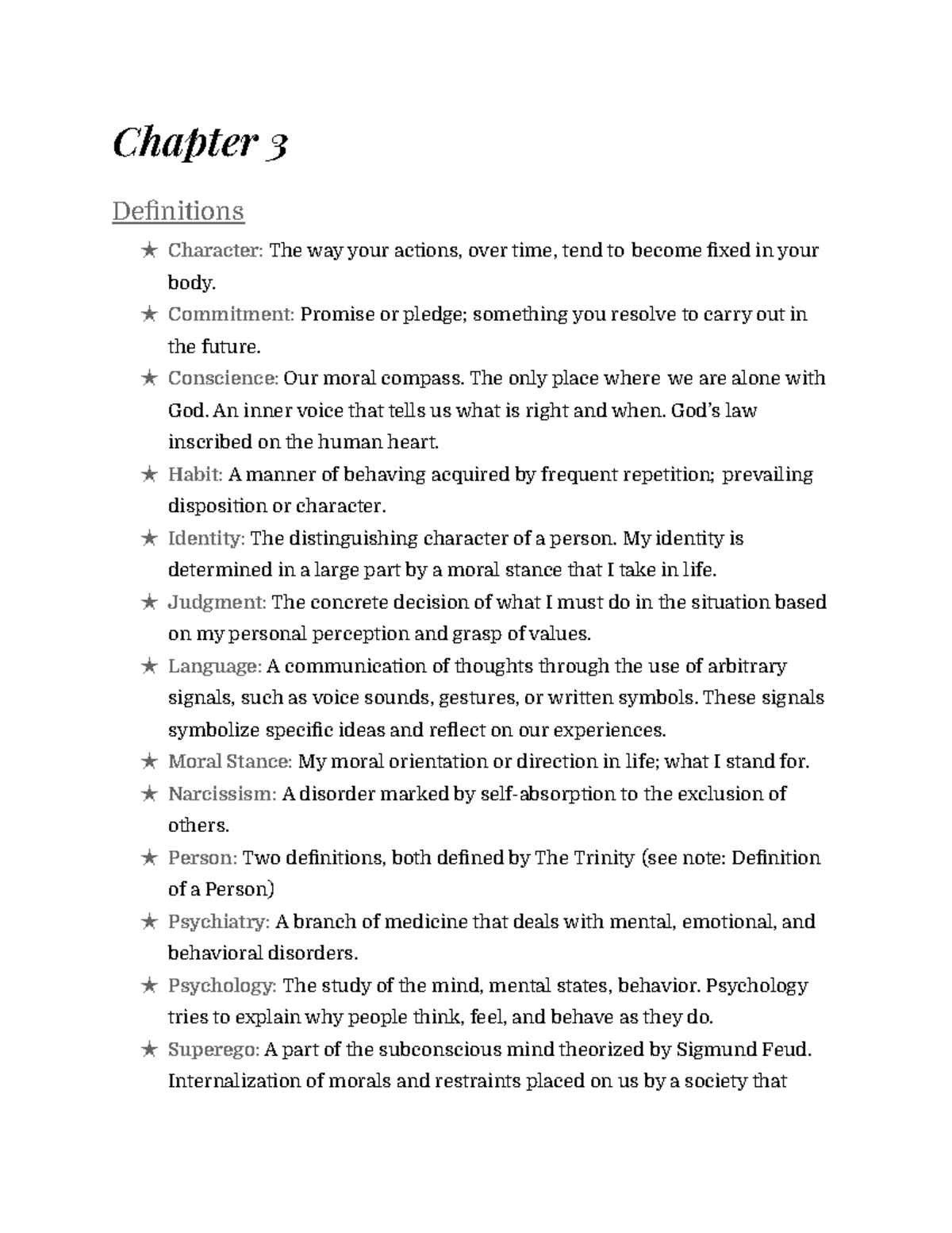 laurier Ethics notes Unit 3 chapter 5 - OL300 - WLU - Studocu