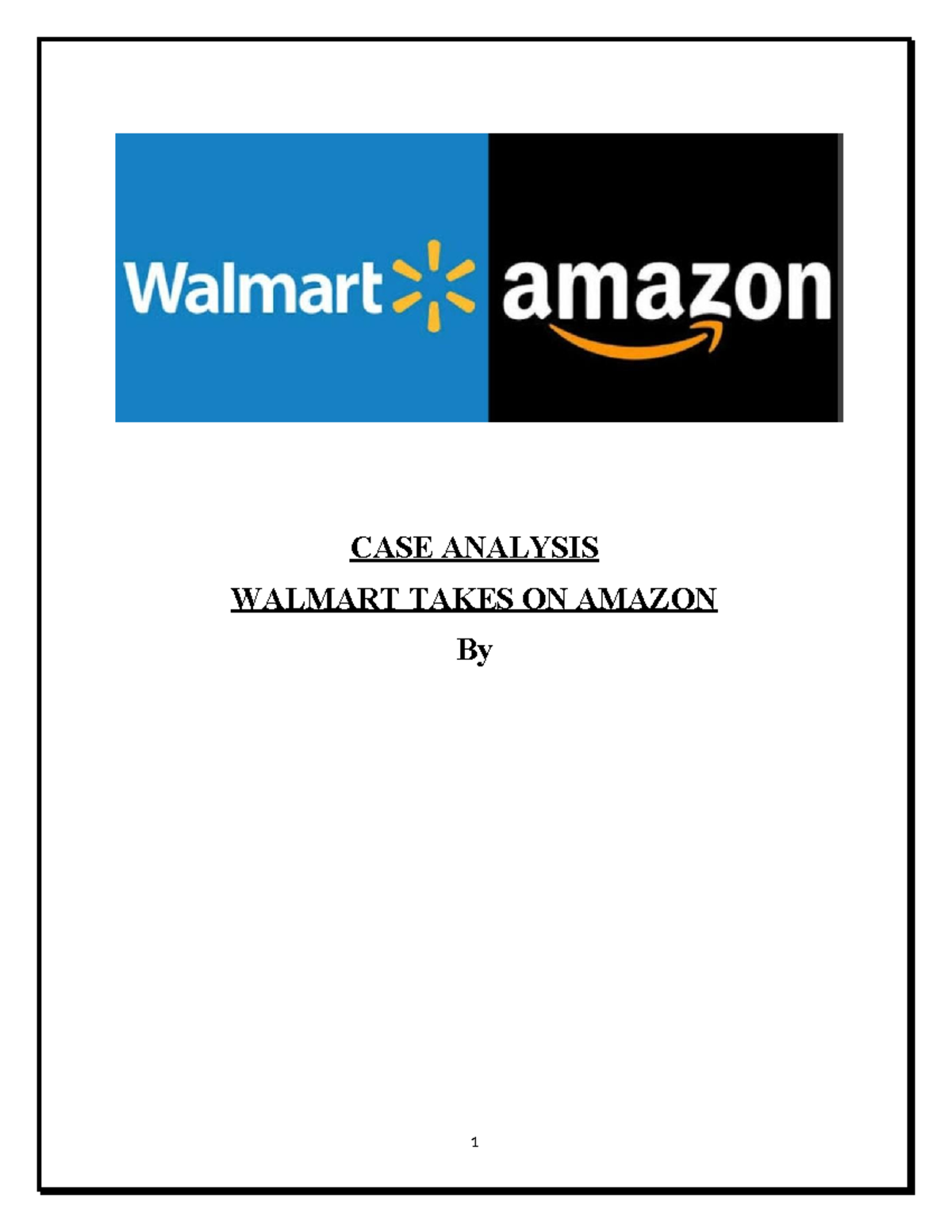 walmart takes on amazon case study