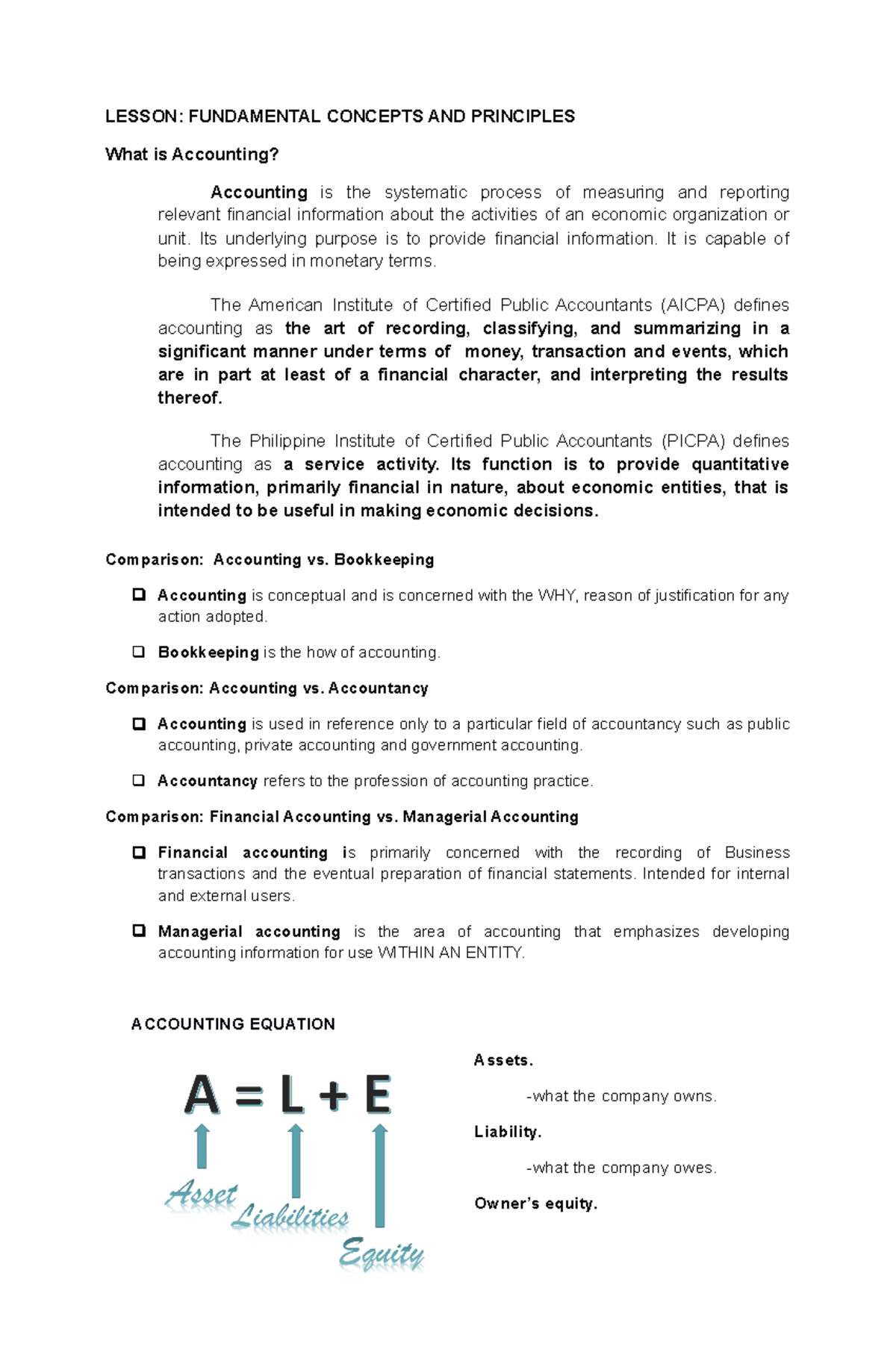 Basic Accounting For Beginners