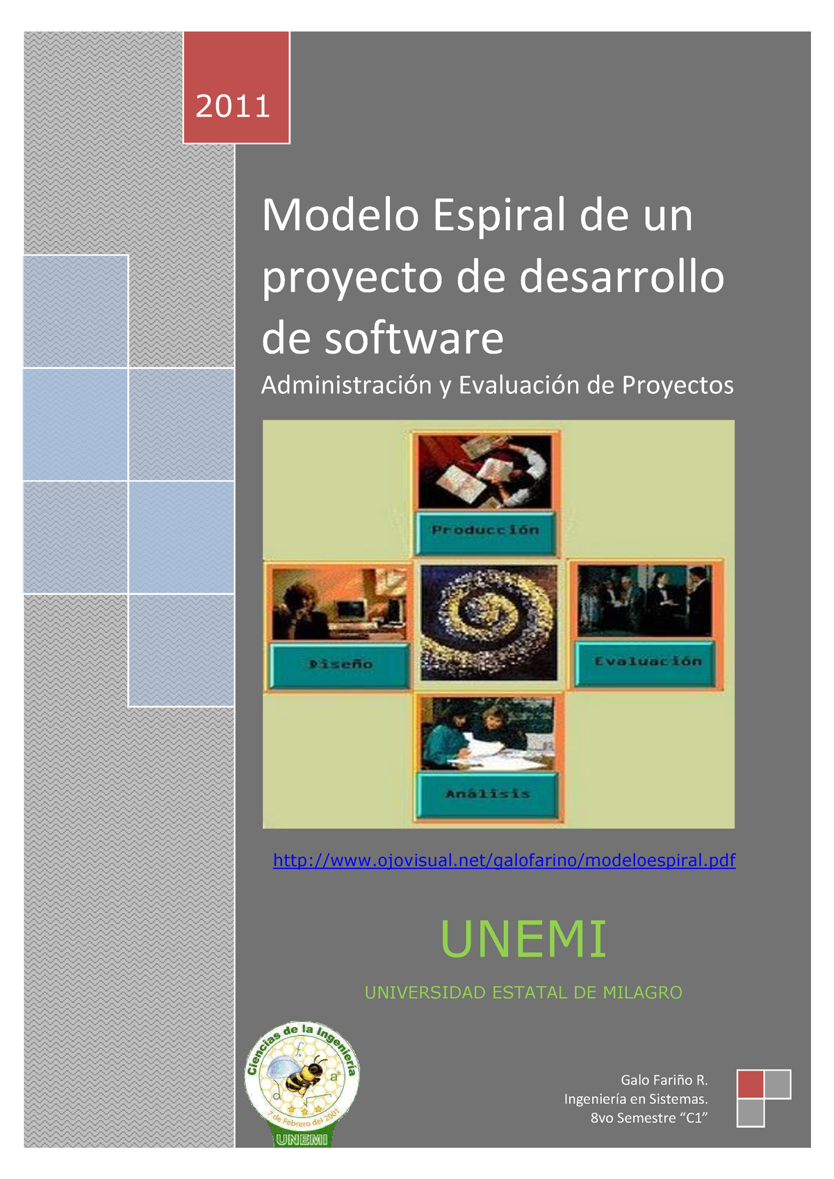 Modeloespiral - Cómo se utiliza, sus parte explicadas cada una - Modelo  Espiral de un proyecto de - Studocu