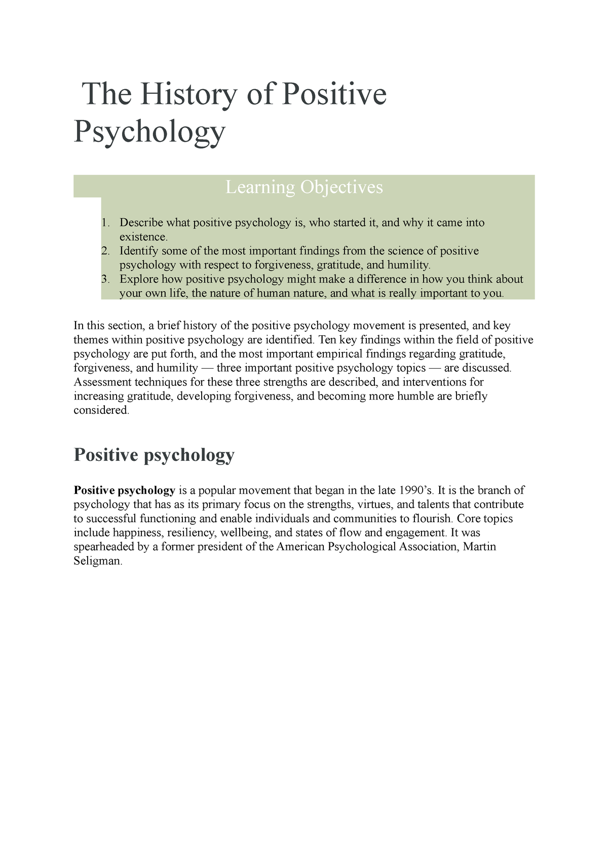 What Is Positive Psychology & Why Is It Important?