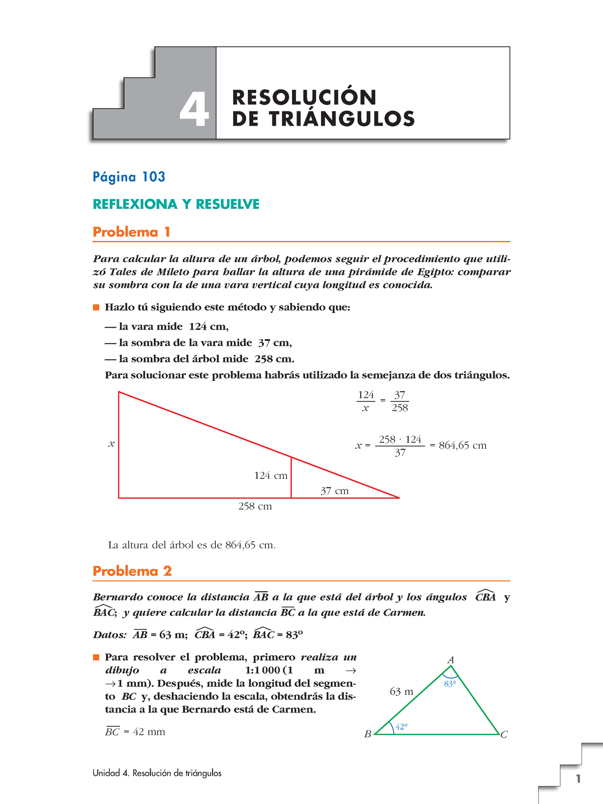 Resolucion 1Bach T4 - Resolución Mates Tema 4 - Unidad 4. Resolución De ...