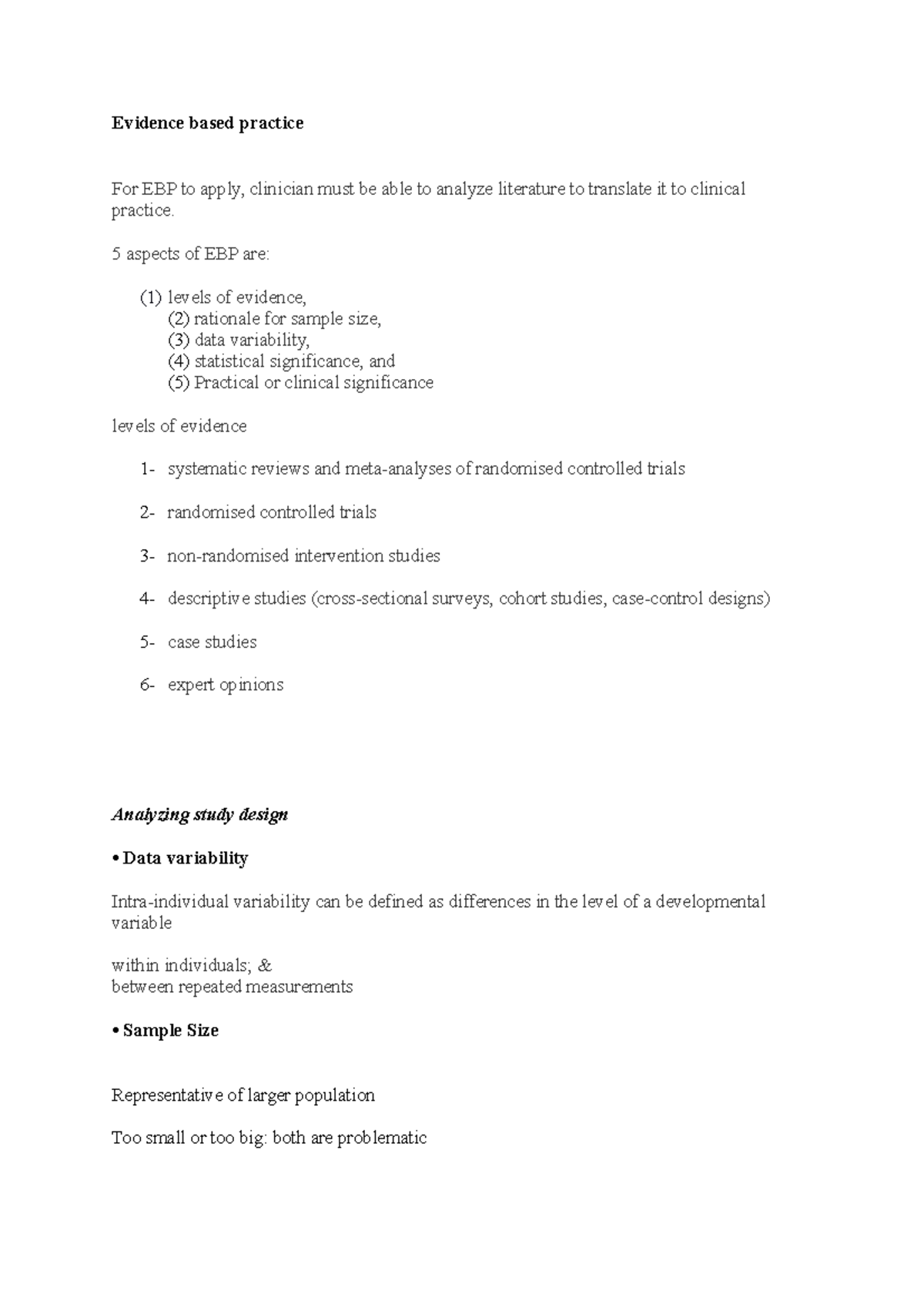 Evidence based practice in nursing ahahahah - Evidence based practice ...