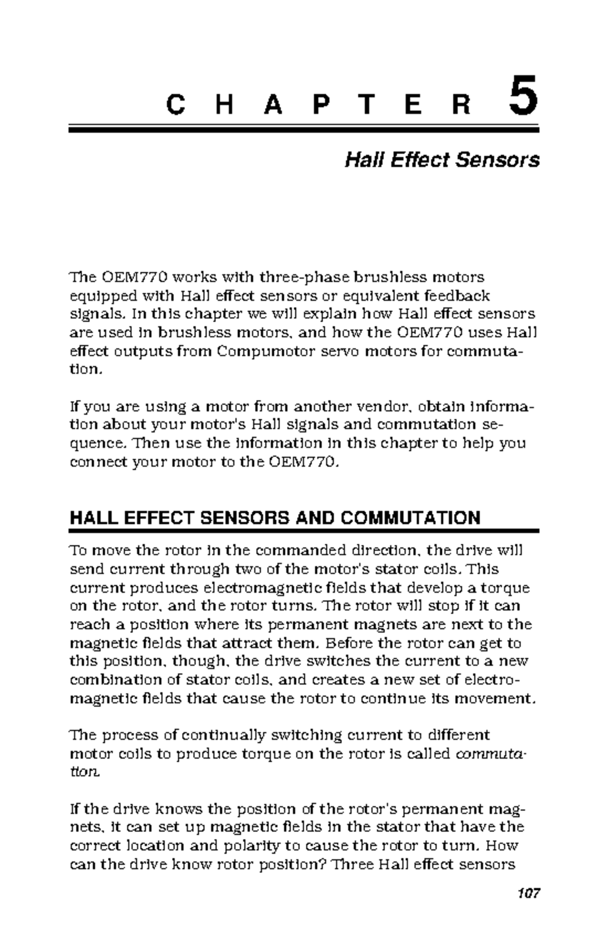 Hall effect sensor copy - OEM770 • 5 Hall Effect Sensors The OEM770 ...