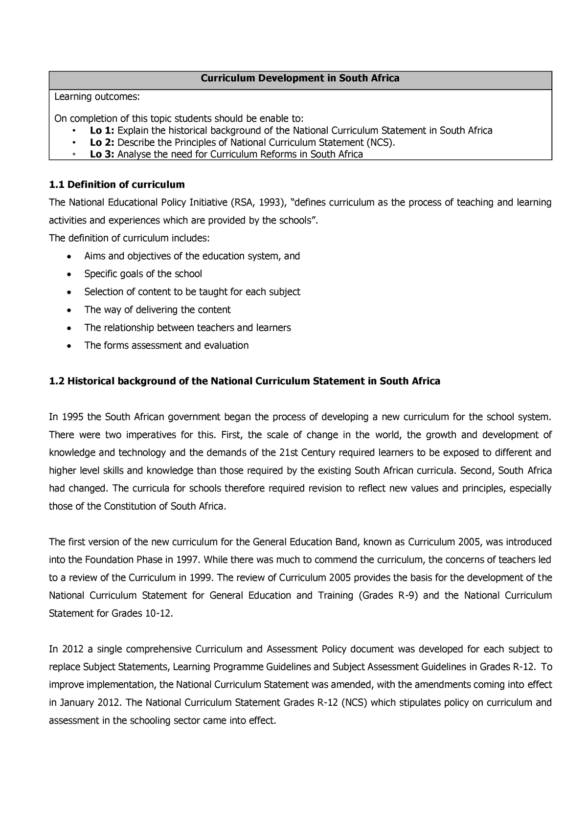 curriculum-development-lo-3-analyse-the-need-for-curriculum-reforms