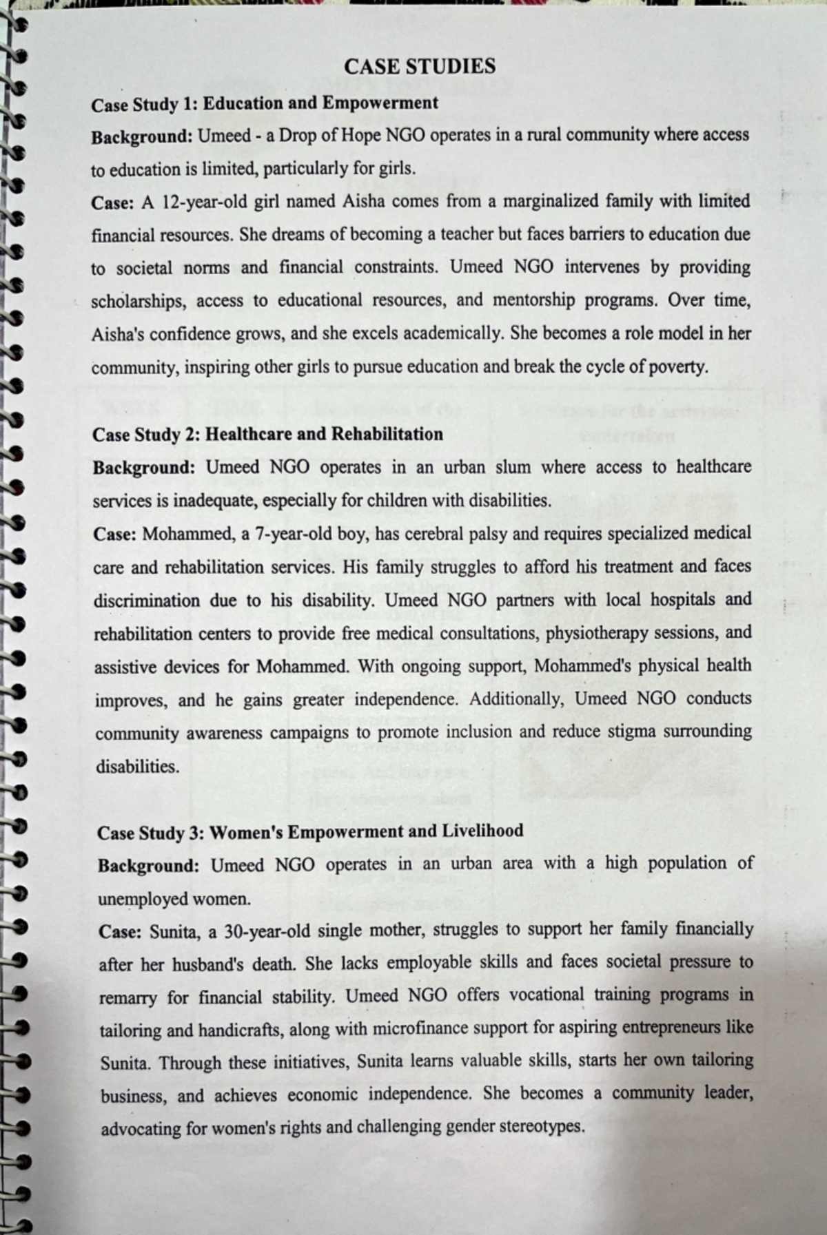 Book 12 Apr 2024 - These are good notes - CASE STUDIES Case Study 1 ...