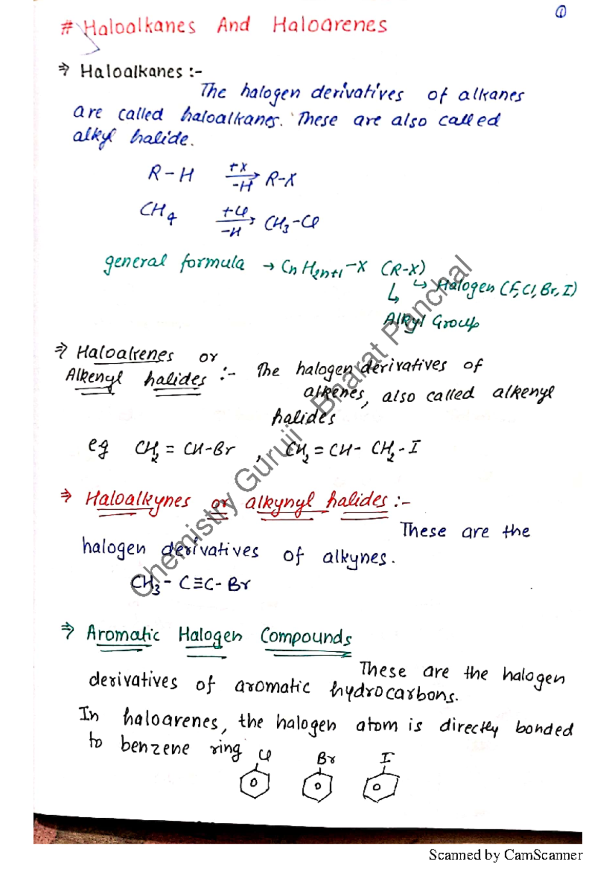 Emailing Haloalkanes and Haloarenes By Chemistry Guruji - ORGANIC ...