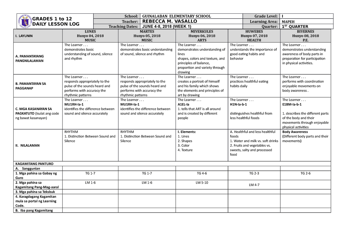 dll-mapeh-1-q1-w1-grades-1-to-12-daily-lesson-log-school-guinalaban