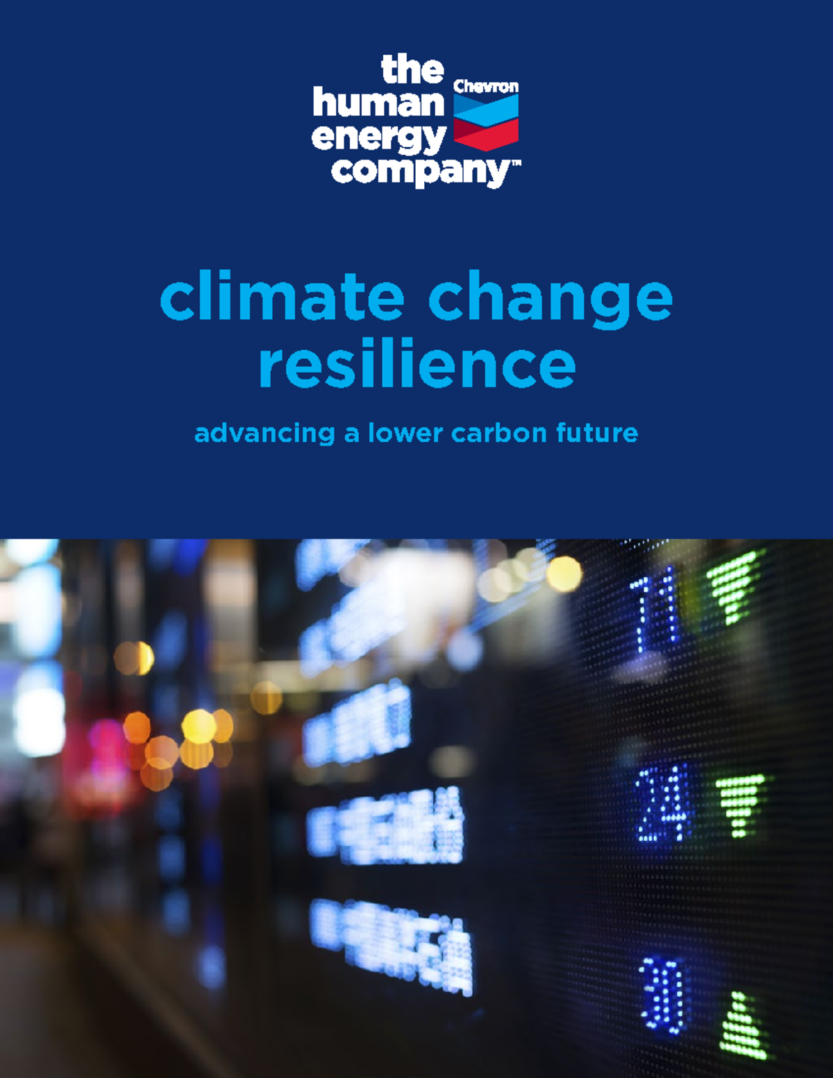 Climate Change Resilience Report - Climate Change Resilience Advancing ...