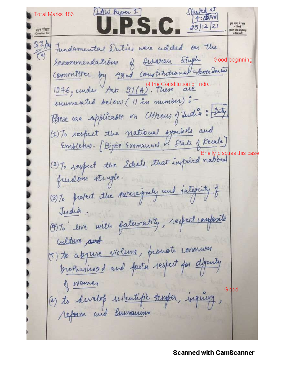 Jaspinder Singh Test12 of the Constitution of India. Briefly discuss