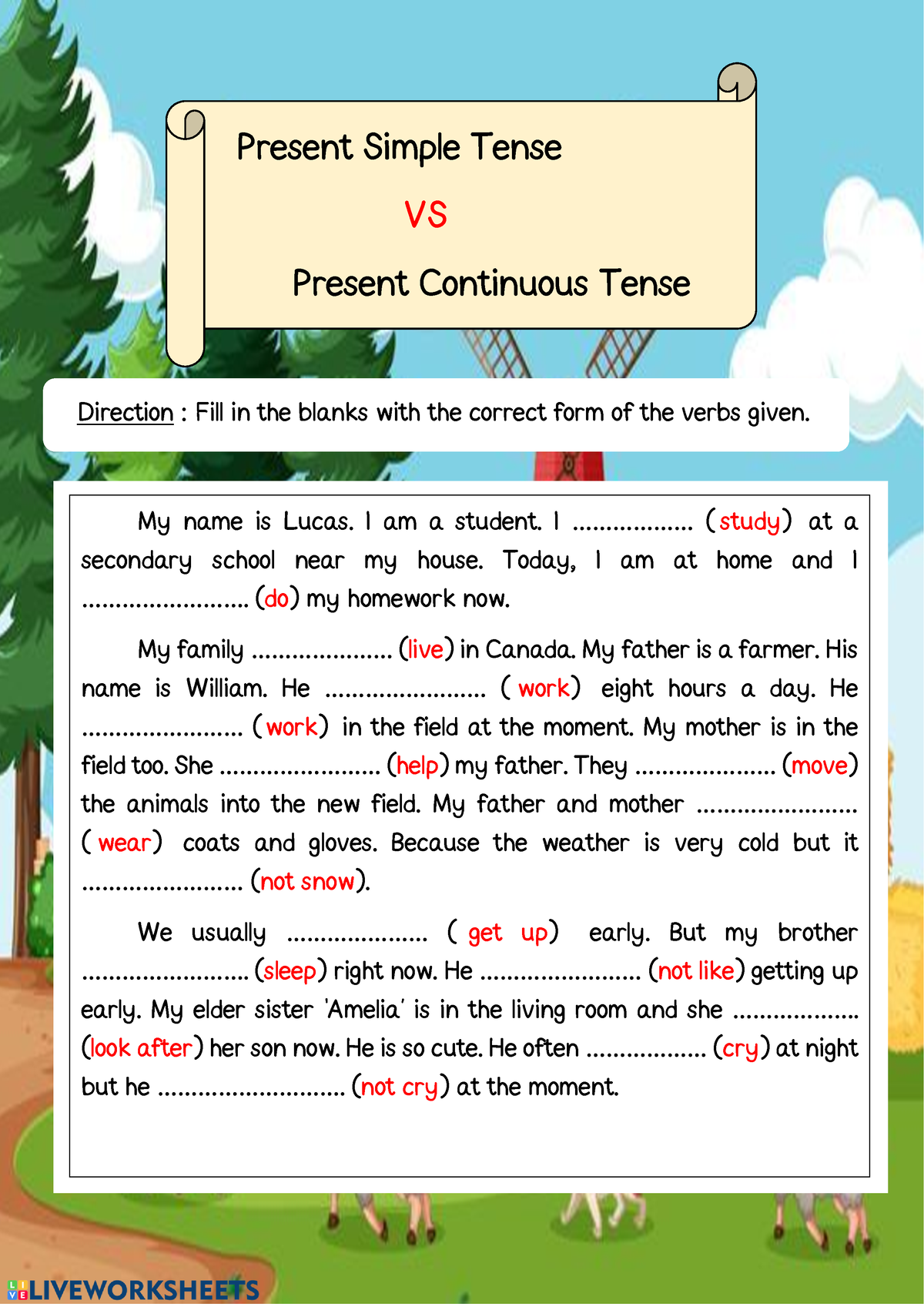 Present Continuous 4 Apuntes Present Simple Tense VS Present   Thumb 1200 1697 