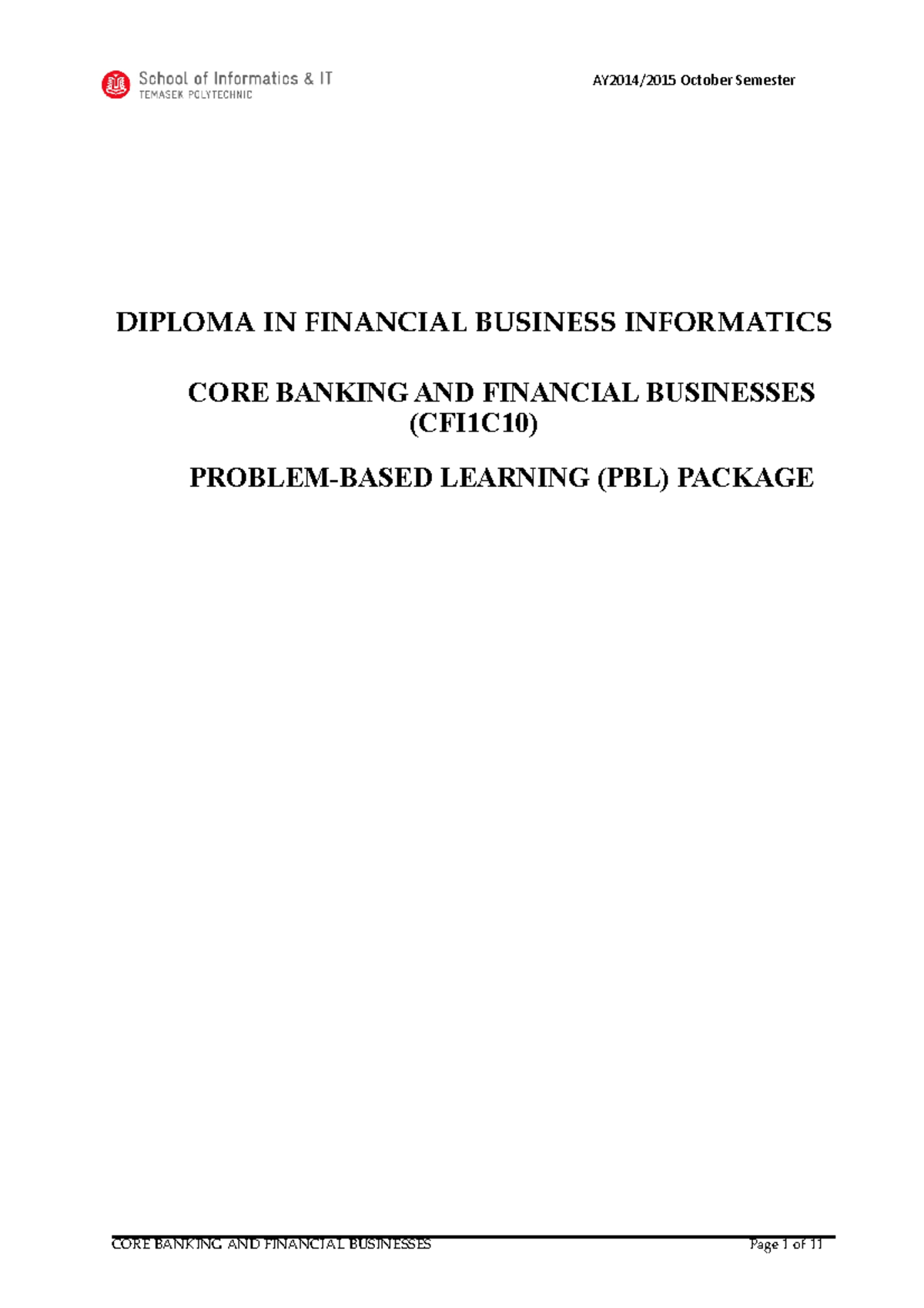 core-pbl-package-tutorials-diploma-in-financial-business