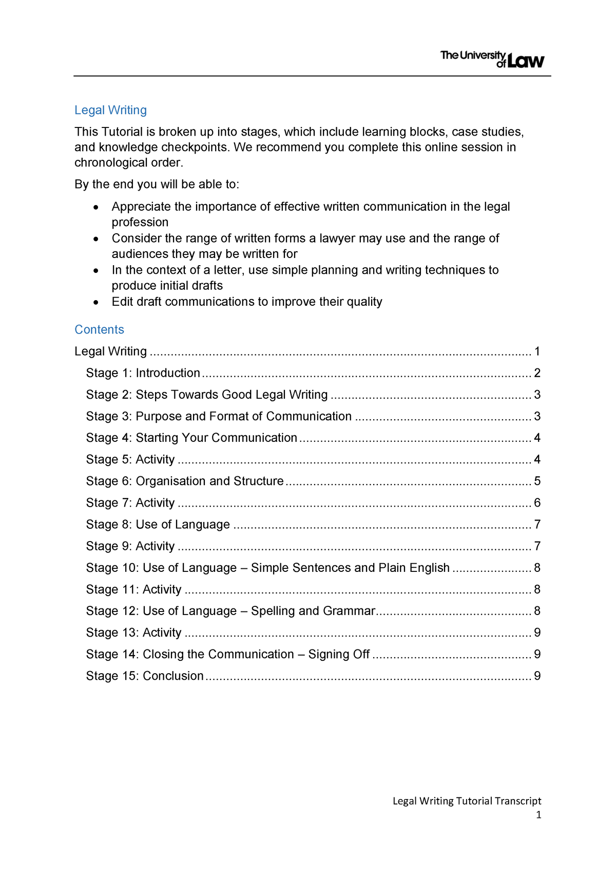 legal-writing-tutorial-transcript-legal-writing-tutorial-transcript