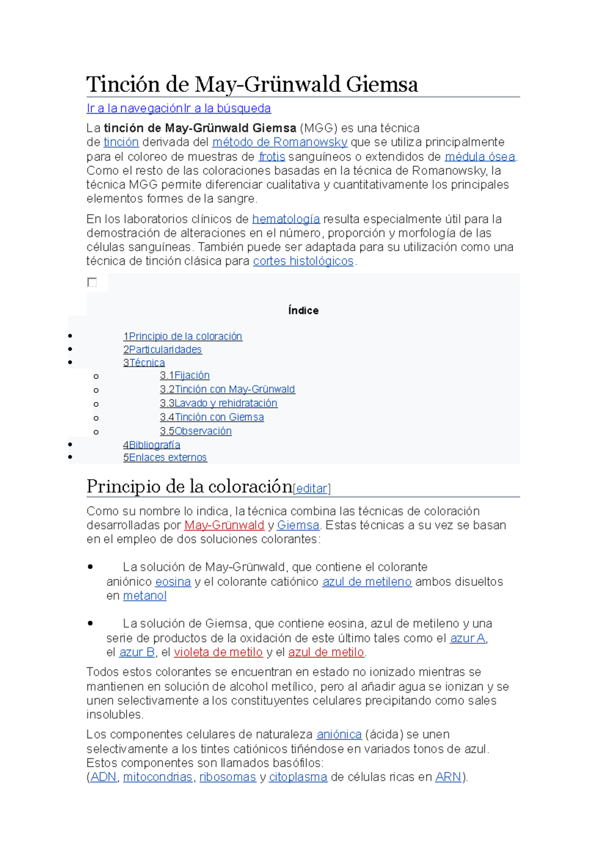 Tinción de May AAAAAAAAAAAAAAA AAAAAAAAAAAAAAAAAA AAAAAAAAAAAAAAAAAAAAA Tinción de May