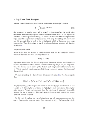 Statistical Field Theory 2017-2018 Example Sheet 3 - RG - Statistical ...