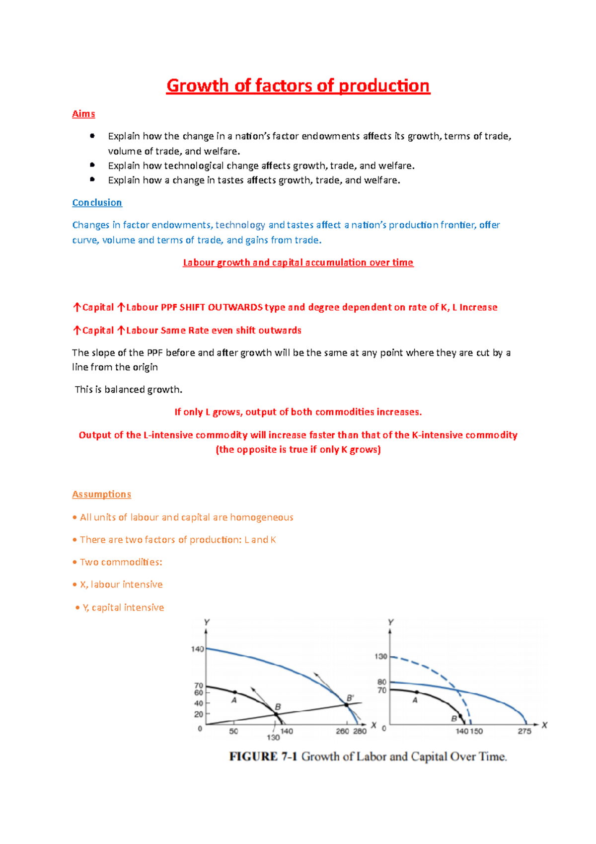 Growth of factors of production - Growth of factors of production Aims ...