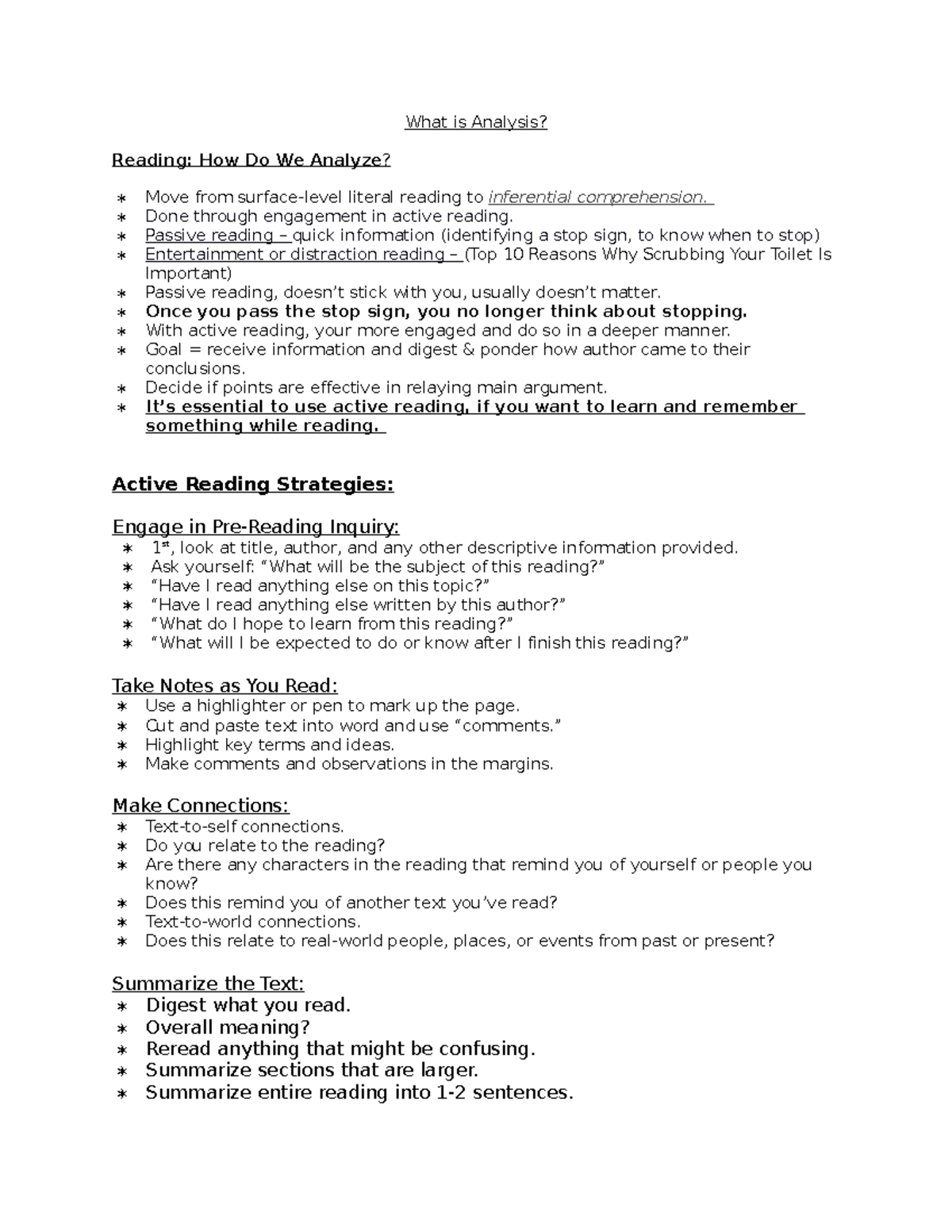 Module 2 - What is Analysis - What is Analysis? Reading: How Do We ...