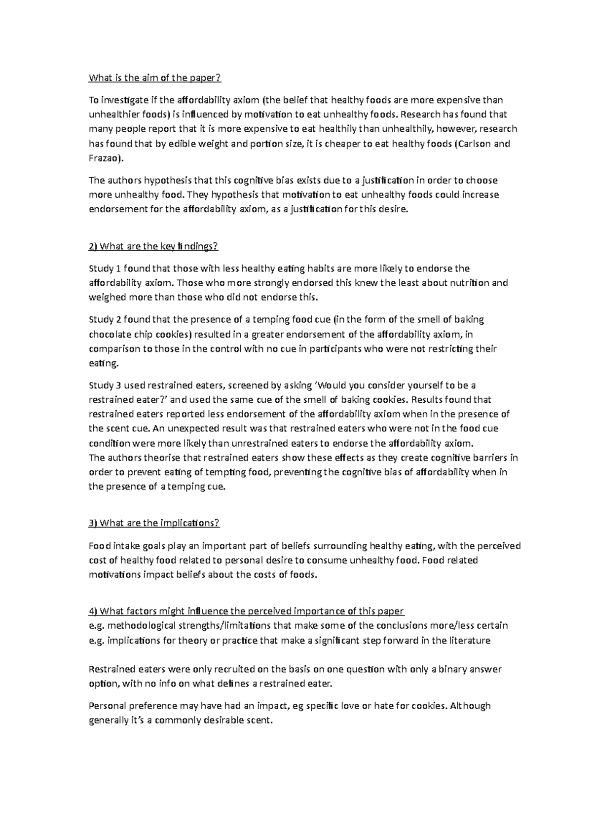 What Is The Aim Of The Paper Research Has Found That Many People