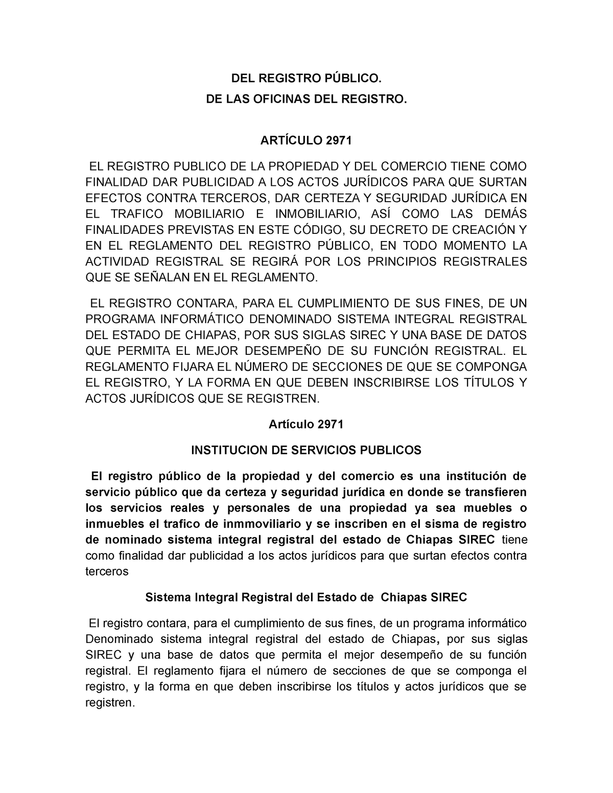 Registro Publico De La Propiedad Del Registro PÚblico De Las Oficinas Del Registro ArtÍculo 7346