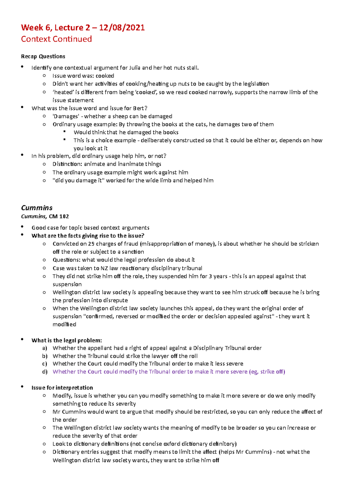 Laws123 Week 6 Lecture 2 On Context Week 6 Lecture 2 1208 Context Con琀椀nued Recap Ques琀椀 2159