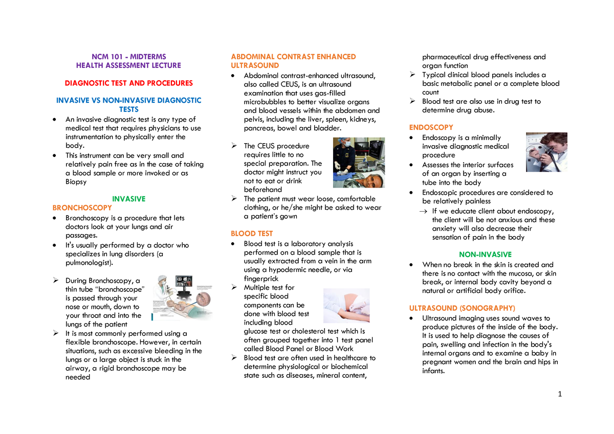 NCM 101 - Midterms-1-6 - NCM 101 - MIDTERMS HEALTH ASSESSMENT LECTURE ...