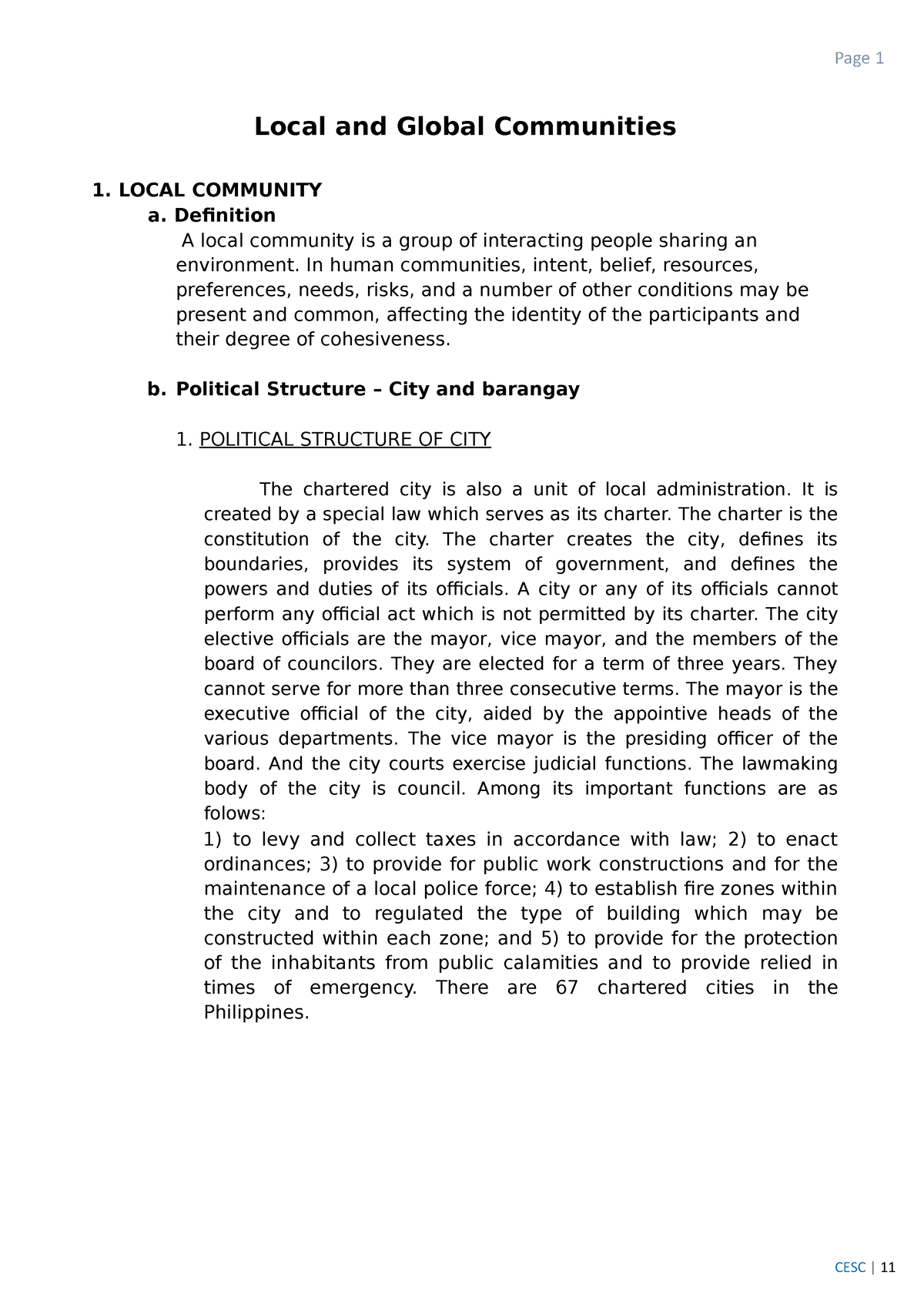 11 Community Engagement Solidarity Citizenship Module Local And   Thumb 1200 1698 