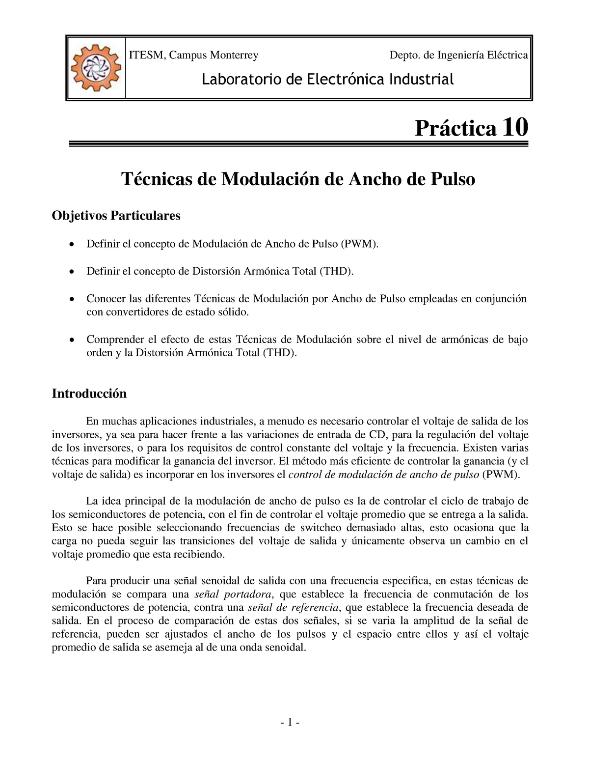 P10 T Cnicas De Modulaci N - Práctica 10 Técnicas De Modulación De ...