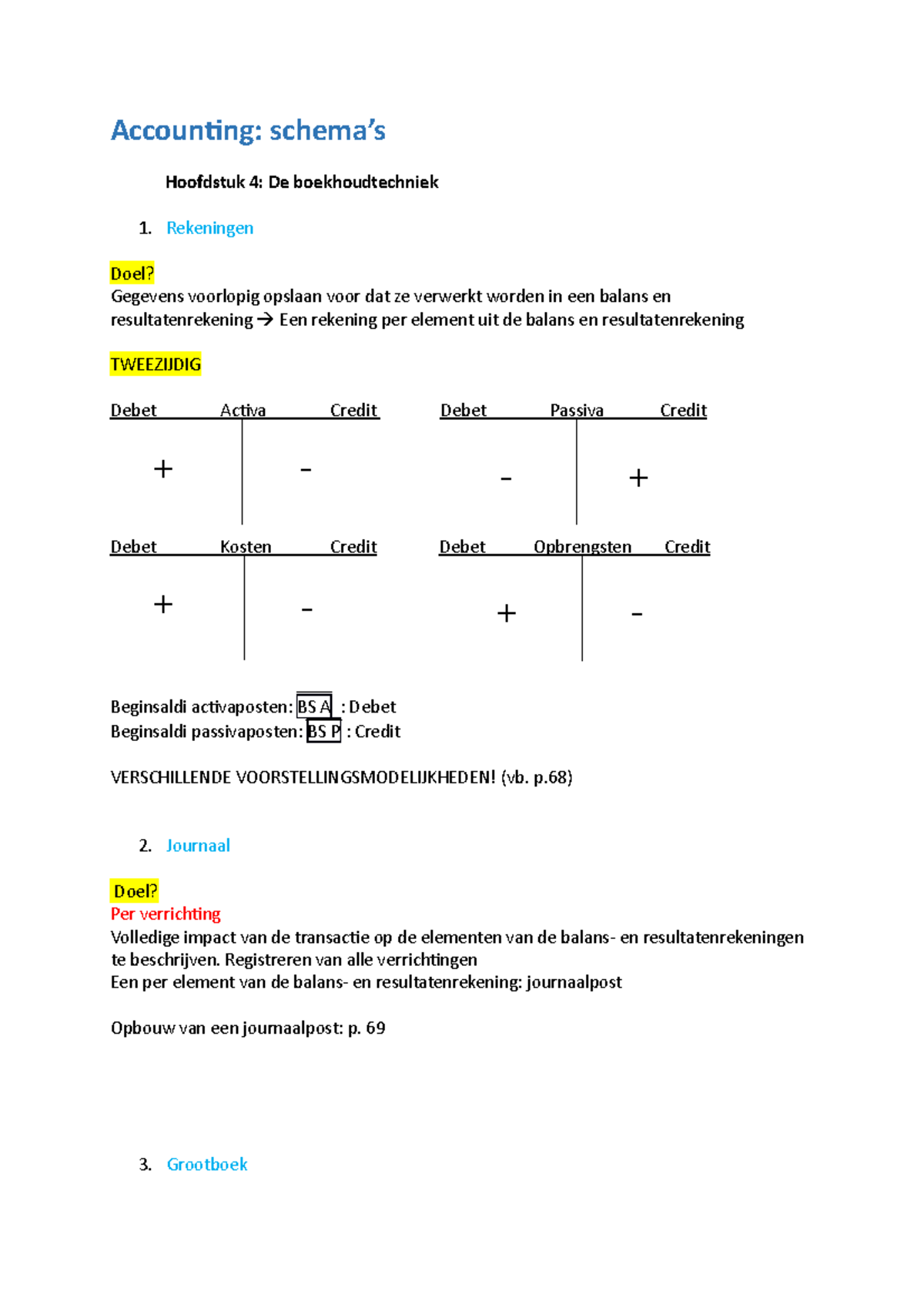 Samenvatting Handboek Boekhouden - Dubbel Boekhouden: Basisbeginselen ...