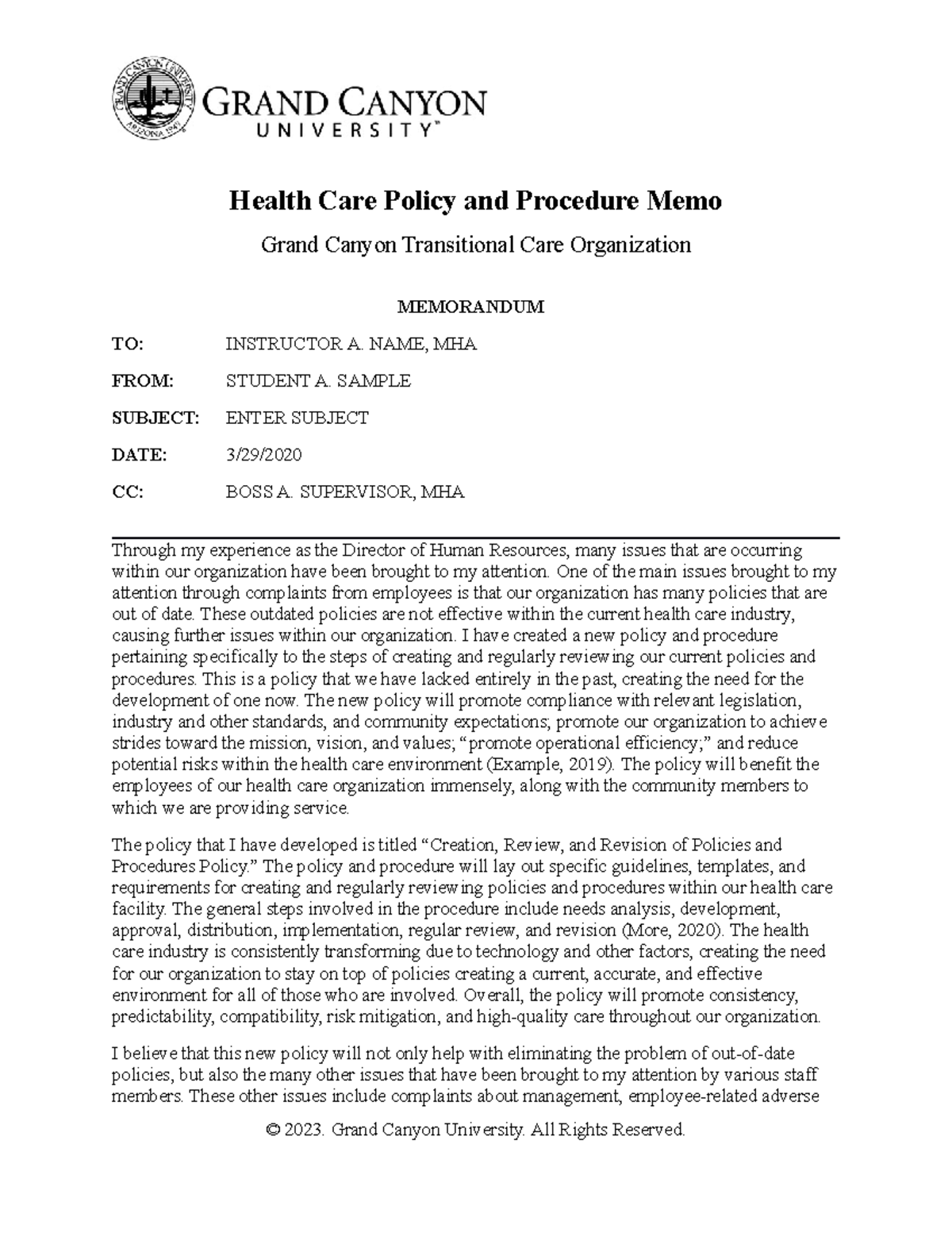 health care policy essay questions