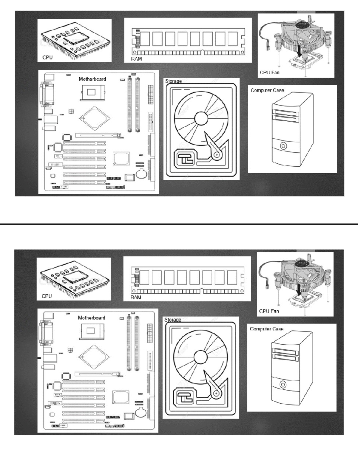 PC Components Lesson 2 Activity - Introduction to Computing - Studocu