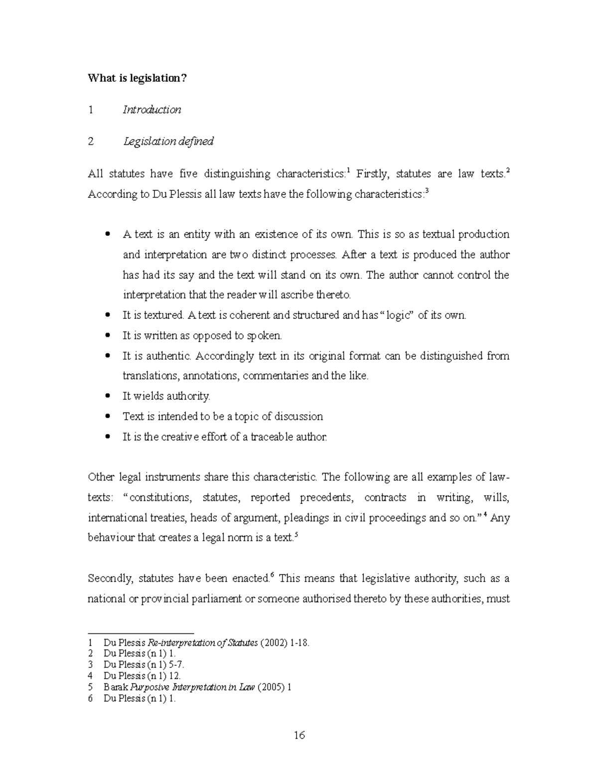 Chapter 2 This is the explanation of what the legislation is What