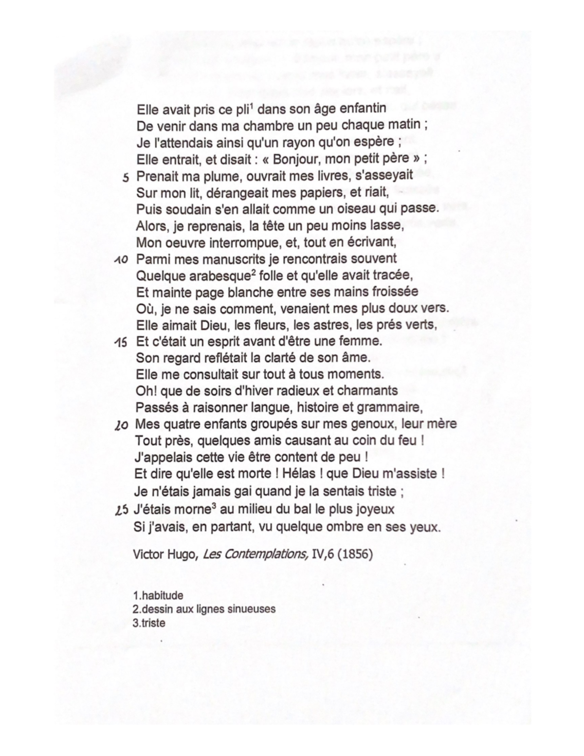 Elle avait pris ce pli' dans son âge enfantin Français Studocu Elle avait pris ce pli' dans son âge enfantin Français Studocu