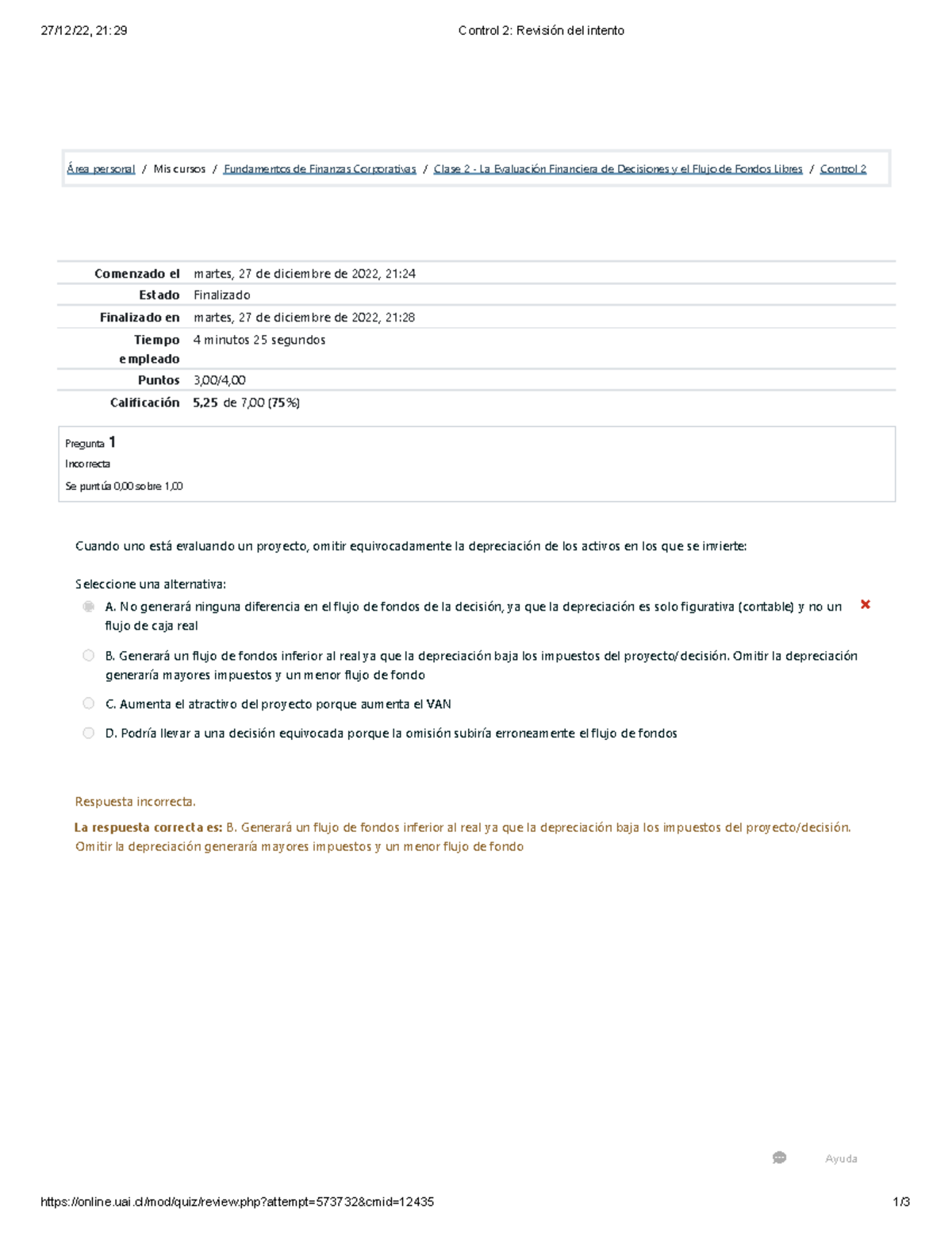 Control 2 Revisión Del Intento - 27/12/22, 21:29 Control 2: Revisión ...