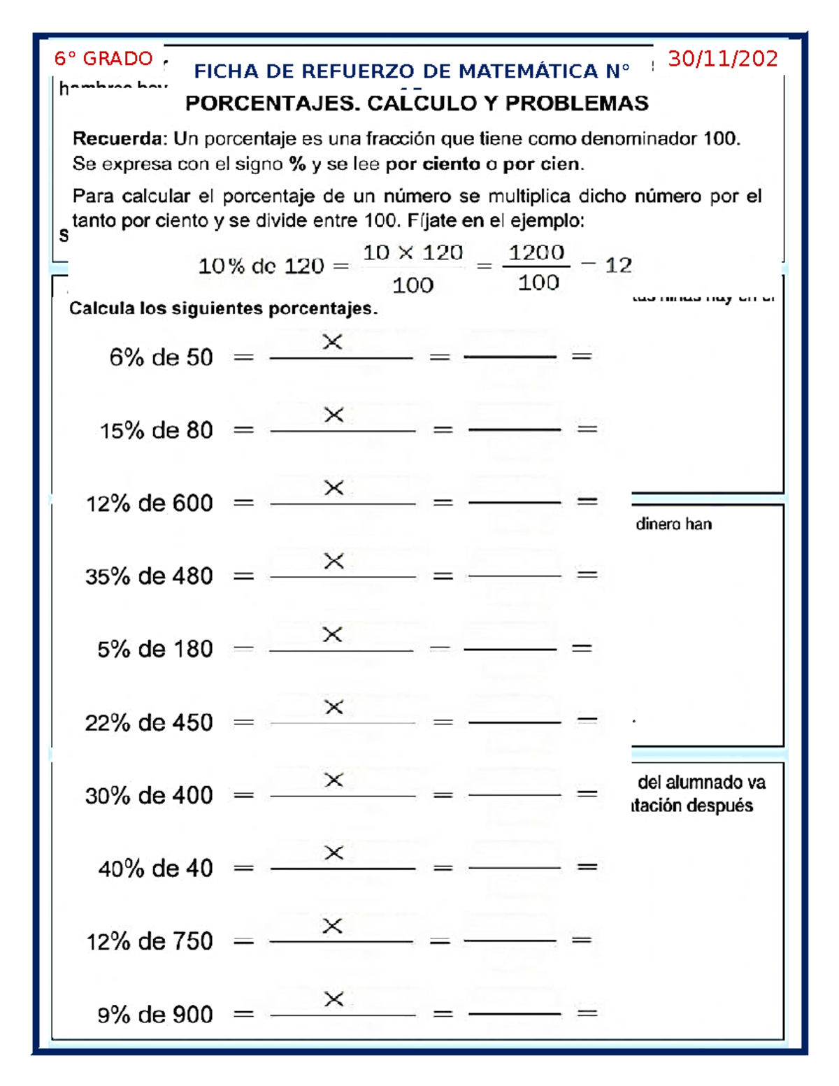 Ficha DE Refuerzo DE Matemática - FICHA DE REFUERZO DE MATEMÁTICA N° 15 ...