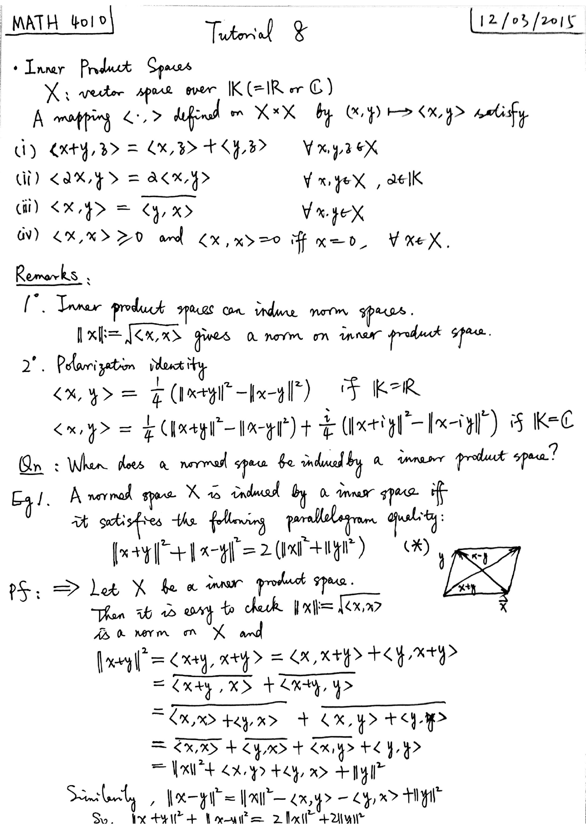 functional analysis homework solutions