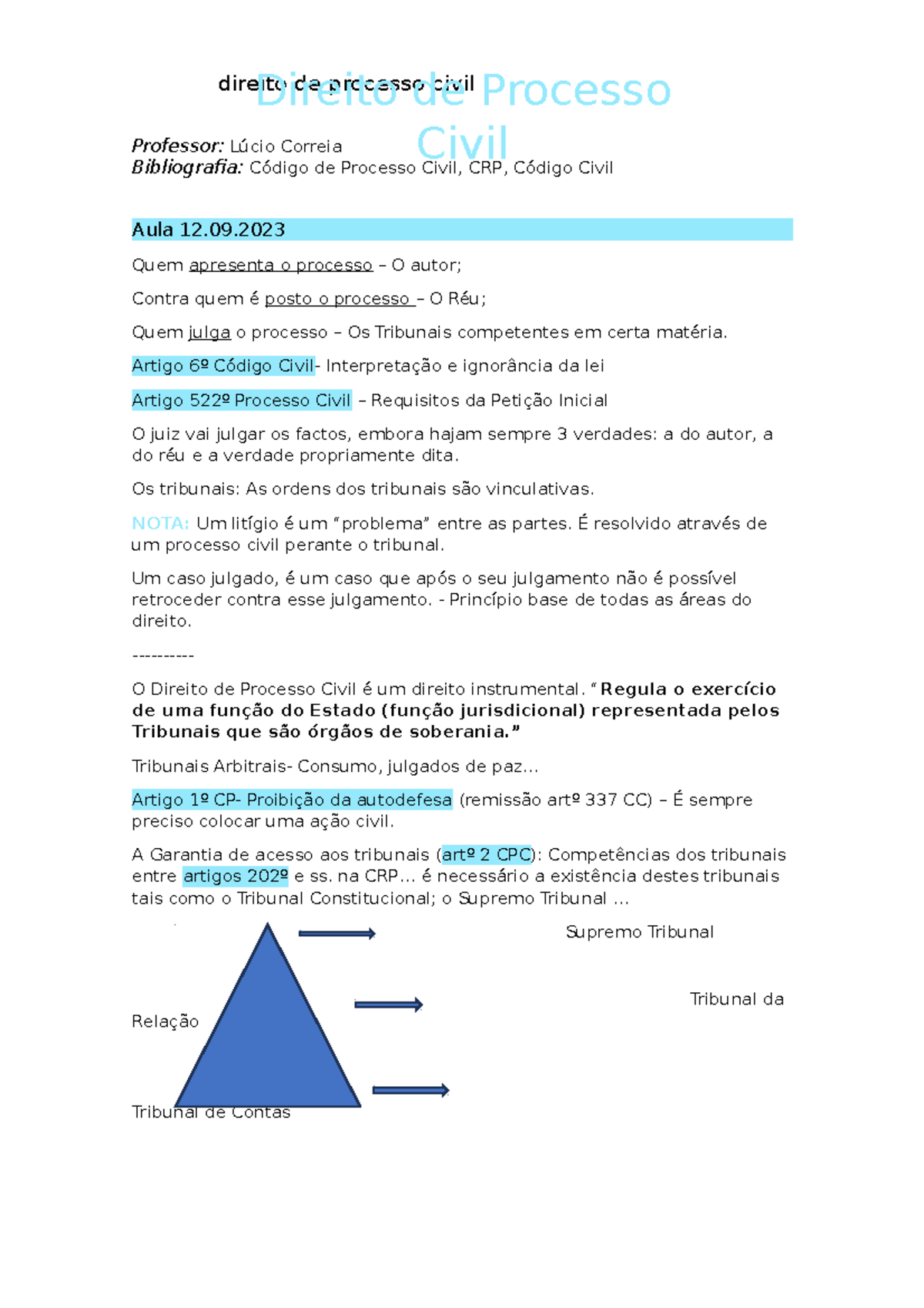 Caderno DPCI - Apontamentos e resumos - Professor: Lúcio Correia ...