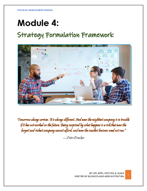 Strategic Management - .... - Strategic Management -medium and long ...