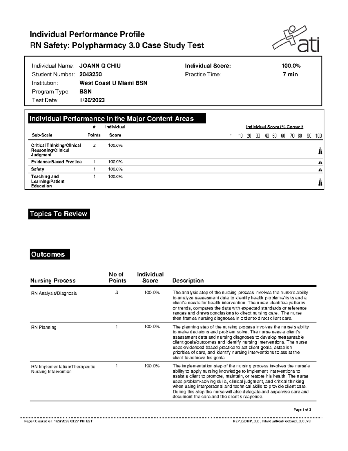 rn polypharmacy case study test