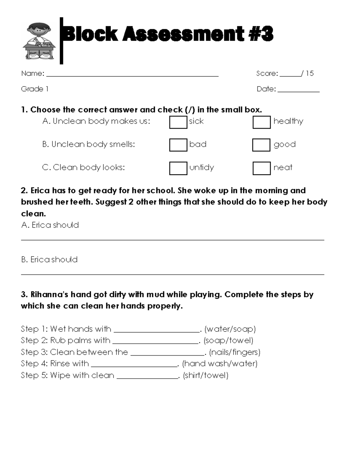 BA-3 - asdsd - Block Assessment Name ...