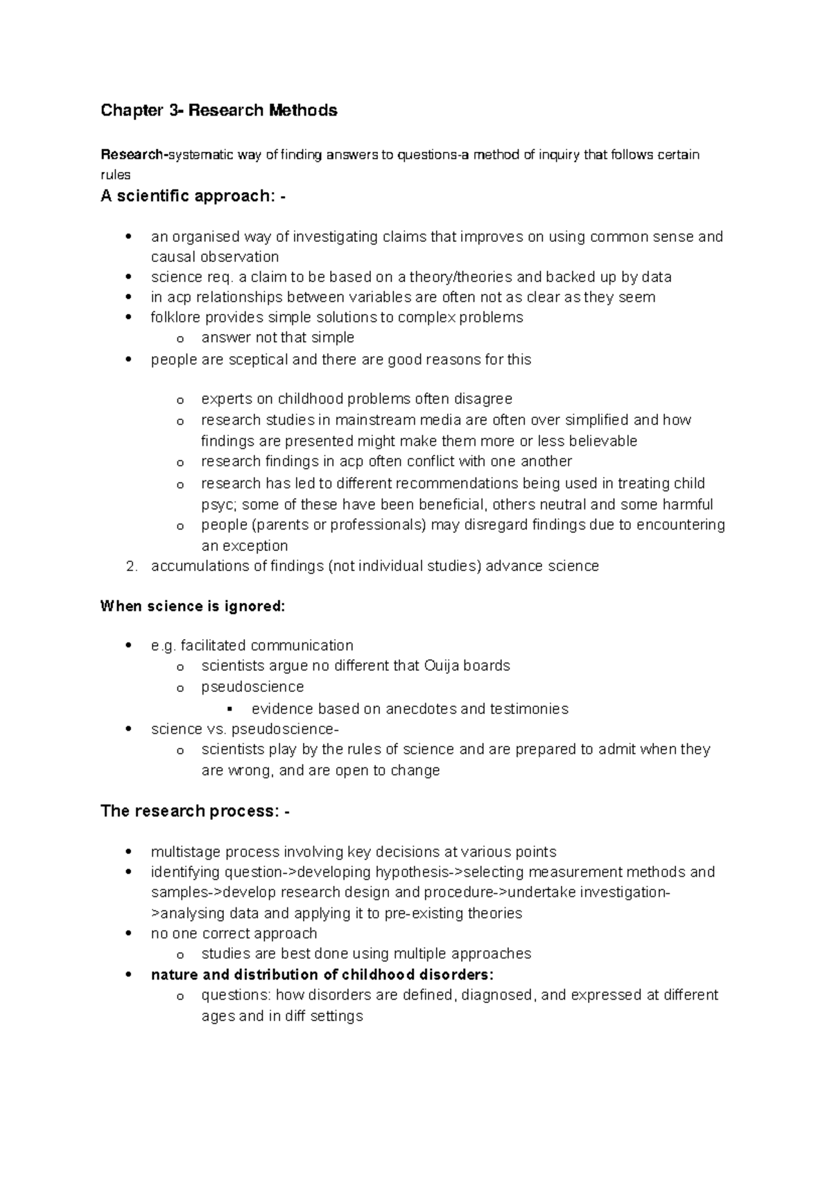 chapter 3 research methods correlations